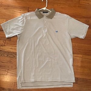 Southern Marsh Collared Polo Shirt Size M